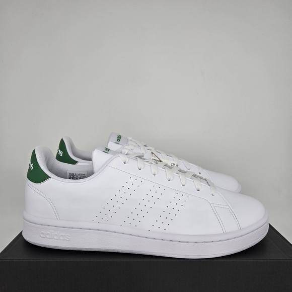 New adidas Advantage Cloud White Green Men\'s Tennis Shoes Size 12 main image 5